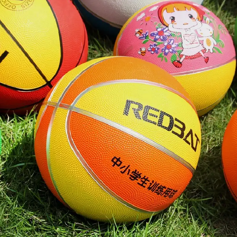 Rubber basketball for children